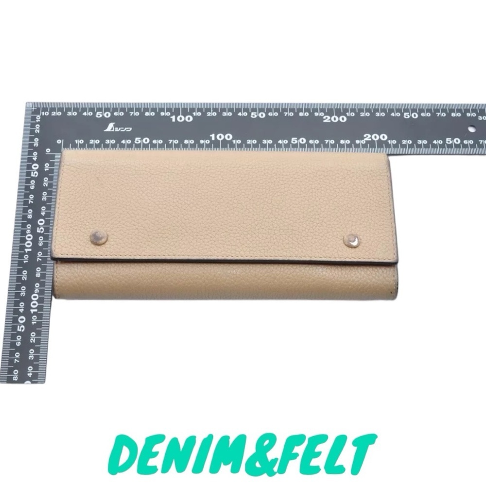 ♥️CELINE Porte Tresore International Long Leather Beige/Red Zip Around Wallet🤎 - Picture 11 of 12